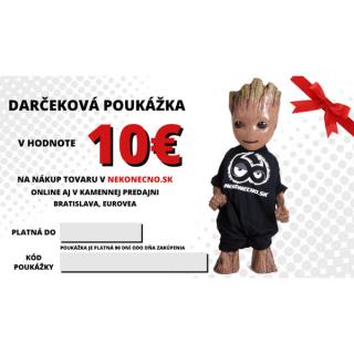 Darčeková poukážka Nekonecno.sk v hodnote 10 €