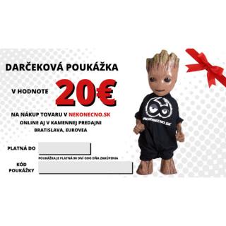 Darčeková poukážka Nekonecno.sk v hodnote 20 €