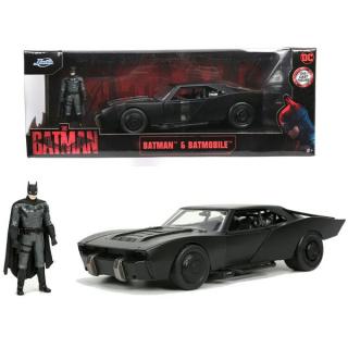 DC Comics Diecast Model 1/24 Batman Batmobile with Batman figure