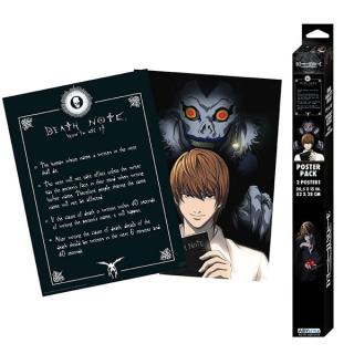 Death Note Light & Death Note Posters 2-Pack 52 x 38 cm