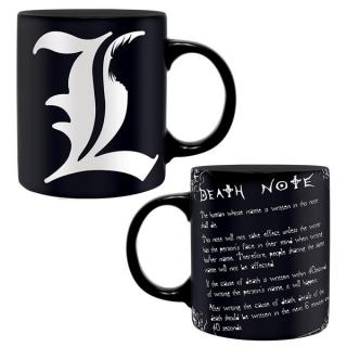 Death Note Šálka Symbol L and rules