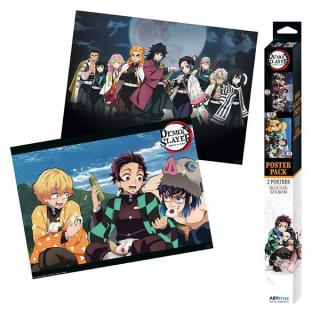 Demon Slayer Series 2 Posters 2-Pack 52 x 38 cm