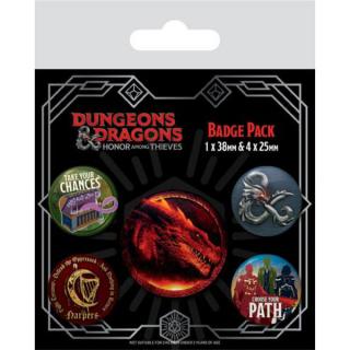 Dungeons & Dragons Odznaky (5-Pack)