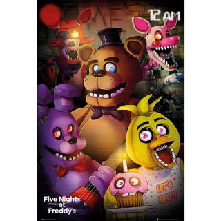 Five Nights at Freddys Group Poster 91,5 x 61 cm