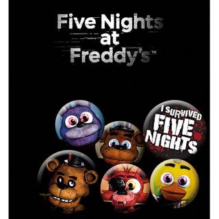 Five Nights at Freddys Odznaky Mix 6-Pack