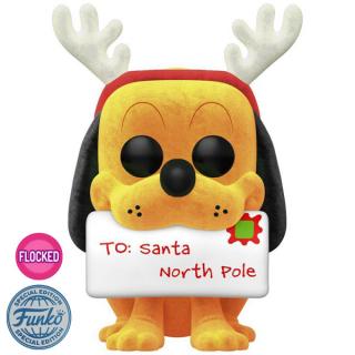 Funko POP! Disney: Holiday Pluto Flocked Special Edition