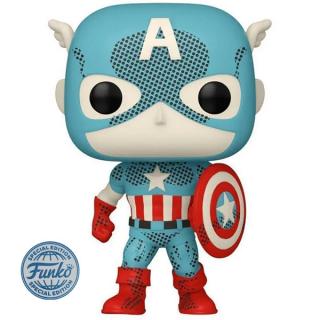 Funko POP! Marvel: Captain America Retro Reimagined Special Edition