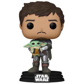 Funko POP! Star Wars The Mandalorian: Mandalorian with GroGu