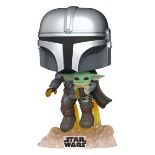 Funko POP! Star Wars The Mandalorian: Mando Flying with Jet Pack