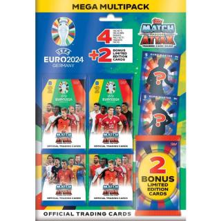 Futbalové karty Topps Match Attax UEFA EURO 2024 Mega Multipack