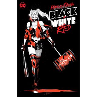 Harley Quinn Black + White + Red