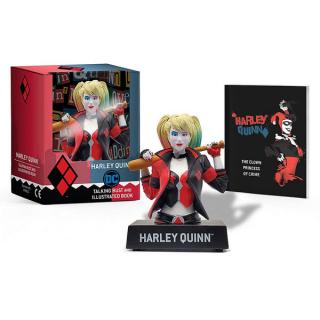 Harley Quinn Talking Figure and Illustrated Book (Miniature Editions)