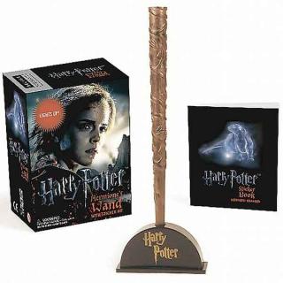 Harry Potter Hermiones Wand with Sticker Kit: Lights Up! (Miniature Editions)