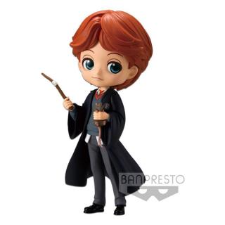 Harry Potter Q Posket Mini Figure Ron Weasley with Scabbers 14 cm