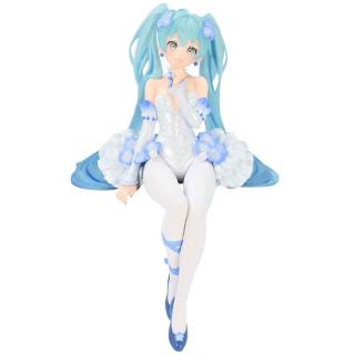 Hatsune Miku Noodle Stopper PVC Statue Miku Flower Fairy Nemophila 15 cm