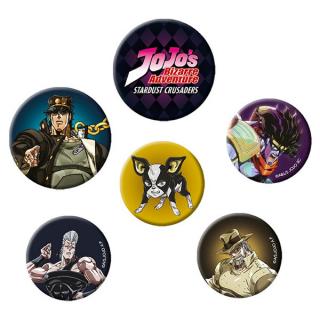 Jojo's Bizarre Adventure Odznaky Mix (6-Pack)