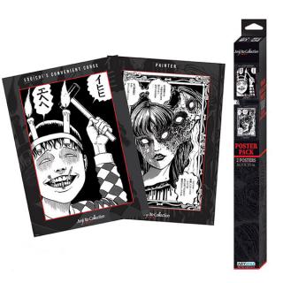 Junji Ito Souichi and Tomie Posters 2-Pack 52 x 38 cm