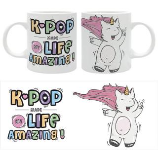 K-POP Made My Life Amazing! Unicorn Šálka