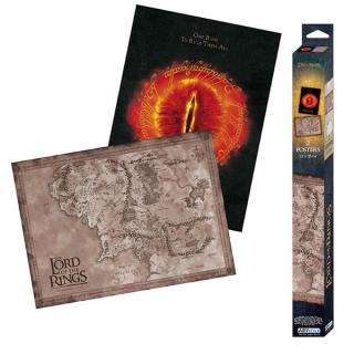 Lord Of The Rings Posters 2-Pack 52 x 38 cm