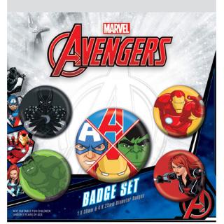 Marvel Avengers Odznaky 5-Pack