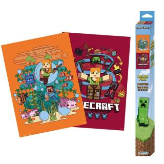 Minecraft Core Minecraft  Posters 2-Pack 52 x 38 cm