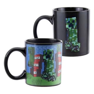 Minecraft Creeper Heat Change Mug Šálka