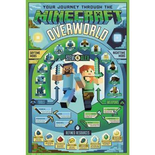 Minecraft Overworld Biome Poster 91,5 x 61 cm