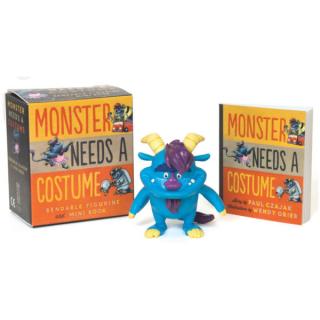 Monster Needs a Costume Bendable Figurine and Mini Book Miniature Editions