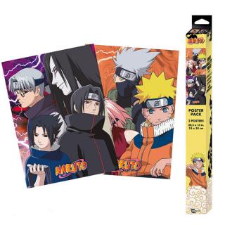 Naruto Shippuden Konoha Ninjas & Deserters Posters 2-Pack 52 x 38 cm