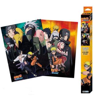 Naruto Shippuden Ninjas Posters 2-Pack 52 x 38 cm