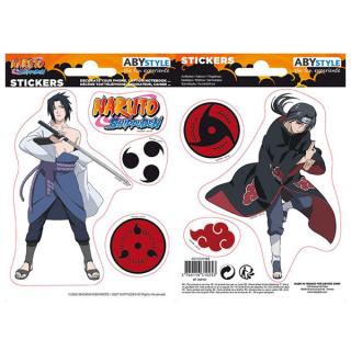 Naruto Shippuden Sasuke and Itachi Nálepky 2-Pack (16 x 11cm)