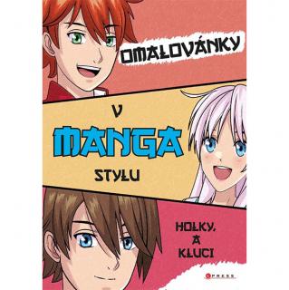Omalovánky v manga stylu - Holky a kluci