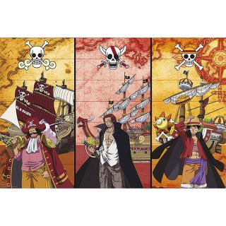 One Piece Captains & Boats Poster 91,5 x 61 cm