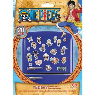 One Piece Chibi Fridge Magnets Set 20 ks