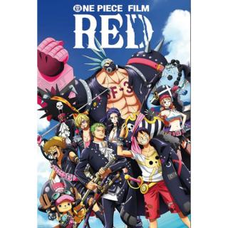 One Piece Film RED Full Crew Poster 91,5 x 61 cm