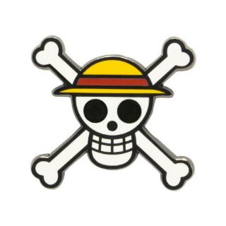 One Piece Pin Skull Odznak kovový