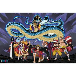 One Piece The crew versus Kaido Poster 91,5 x 61 cm