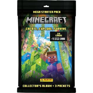 Panini Minecraft 3 Starter Set Album + 3-Pack