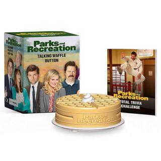 Parks and Recreation Talking Waffle Button Miniature Editions