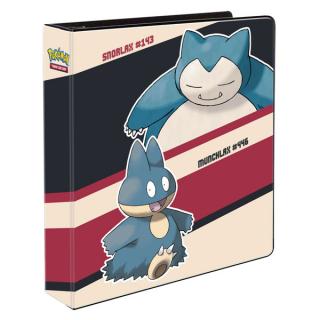 Pokémon TCG: GS Snorlax Munchlax krúžkový Album na stránkové 9 kartové obaly