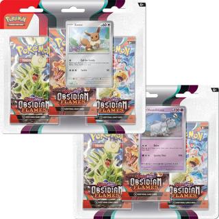 Pokémon TCG: Scarlet & Violet 3 Obsidian Flames 3-Pack Blister Booster Pack