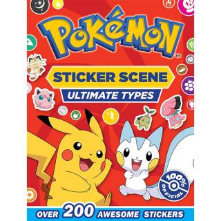 Pokémon Ultimate Types Sticker Scene