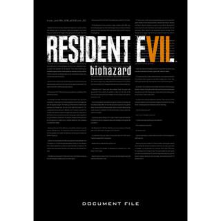 Resident Evil 7: Biohazard Document File