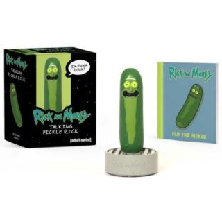Rick and Morty Talking Pickle Rick Miniature Editions