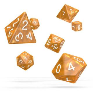 Sada kociek na RPG: Oakie Doakie Dice RPG Set Marble - Orange (7 ks)