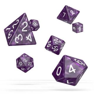 Sada kociek na RPG: Oakie Doakie Dice RPG Set Marble - Purple (7 ks)