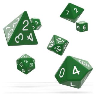 Sada kociek na RPG: Oakie Doakie Dice RPG Set Solid - Green (7 ks)