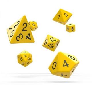 Sada kociek na RPG: Oakie Doakie Dice RPG Set Solid - Yellow (7 ks)