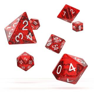 Sada kociek na RPG: Oakie Doakie Dice RPG Set Speckled - Red (7 ks)