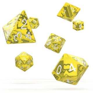 Sada kociek na RPG: Oakie Doakie Dice RPG Set Translucent - Yellow (7 ks)